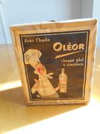 Boîte ancienne allumettes OLEOR -Vintage -Collection -, Comme neuf, Enlèvement, Boîtes ou marques d'allumettes