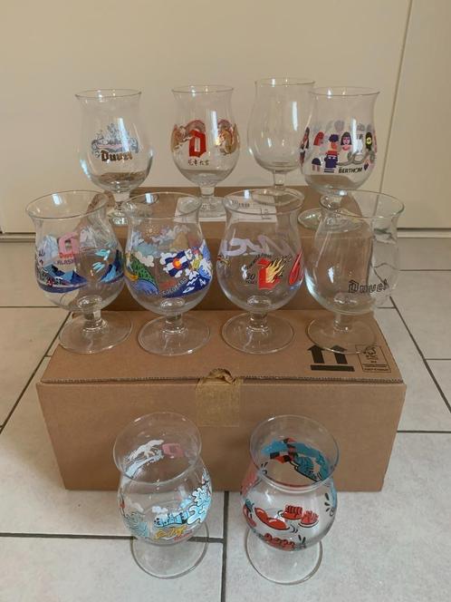 verschillende duvel glazen in 1 lot of apart te koop, Verzamelen, Glas en Drinkglazen, Ophalen of Verzenden