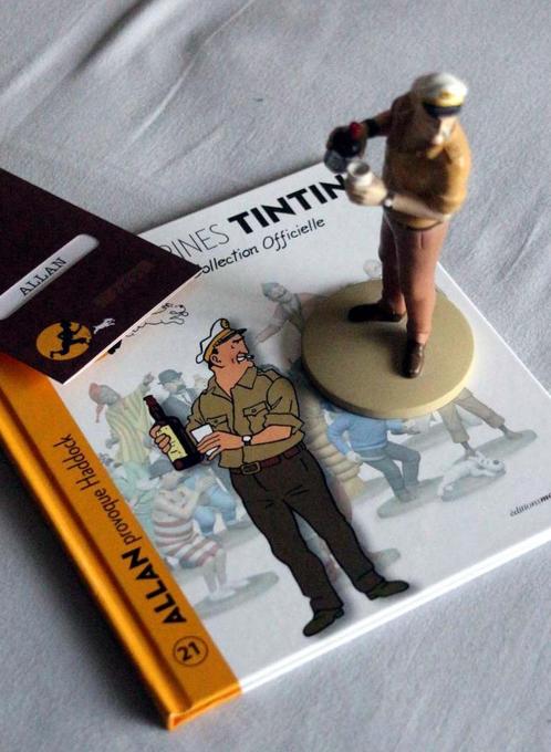 Kuifje Tintin figurine officiële n 21 Hergé Allan, Collections, Personnages de BD, Comme neuf, Tintin, Envoi