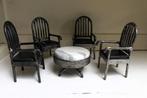 Ensemble Bistro Miniature - métal - table avec 4 chaises, Maison de poupées, Utilisé, Enlèvement ou Envoi