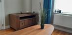 tv meubel, Ophalen, 100 tot 150 cm, Eikenhout, Zo goed als nieuw