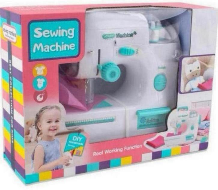Naaimachine naai-machine kinderen 6+ echt leren naaien Set, Hobby en Vrije tijd, Naaien en Fournituren, Ophalen of Verzenden
