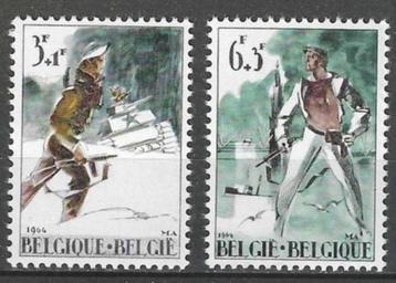 Belgie 1964 - Yvert/OBP 1296-1297 - Verzet en bevrijding (PF