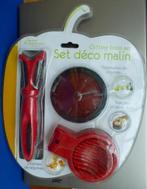 Set déco malin cutting tool set  voor groentendecoratie, Nieuw, Overige materialen, Ophalen of Verzenden, Los bestek