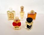 Lot nr. 50- 5 parfumminiaturen YSL, Balmain, Rochas, Cha, Verzamelen, Nieuw, Miniatuur, Gevuld, Verzenden