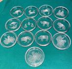 Val Saint  Lambert kristallen zodiaque onderzetters, Ophalen of Verzenden