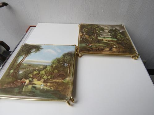 Royal Sphinx Maastricht koppel tegelonderzetters, Antiek en Kunst, Curiosa en Brocante, Ophalen of Verzenden