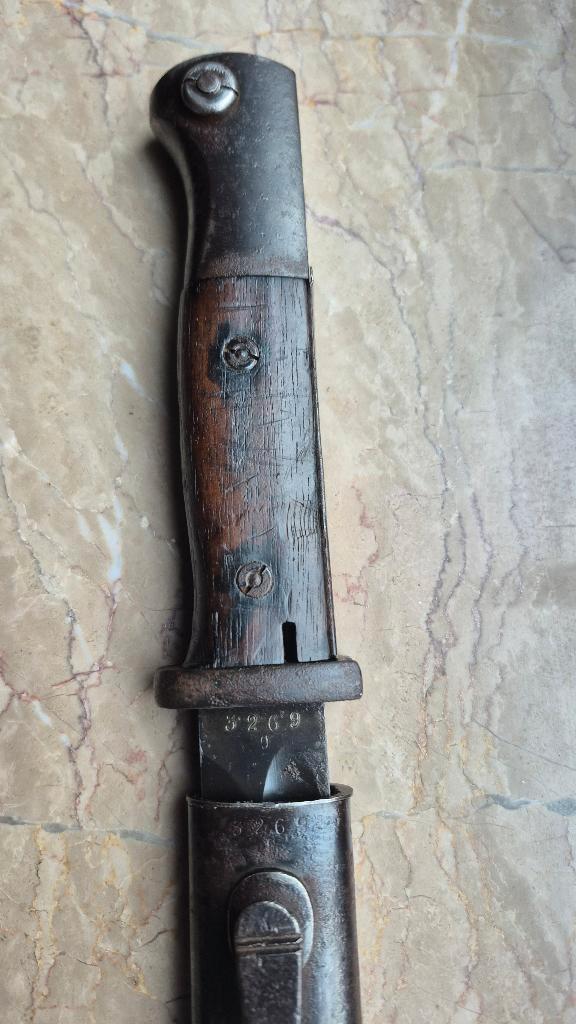 Prachtige duitse K98 bayonet Jos.Corts sn 1938 nummergelijk, Verzamelen, Militaria | Tweede Wereldoorlog, Ophalen of Verzenden