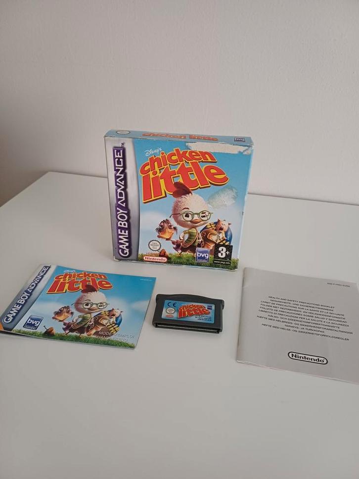 Jeux Game Boy Advance Chicken Little Complet, Games en Spelcomputers, Games | Nintendo Game Boy, Ophalen of Verzenden