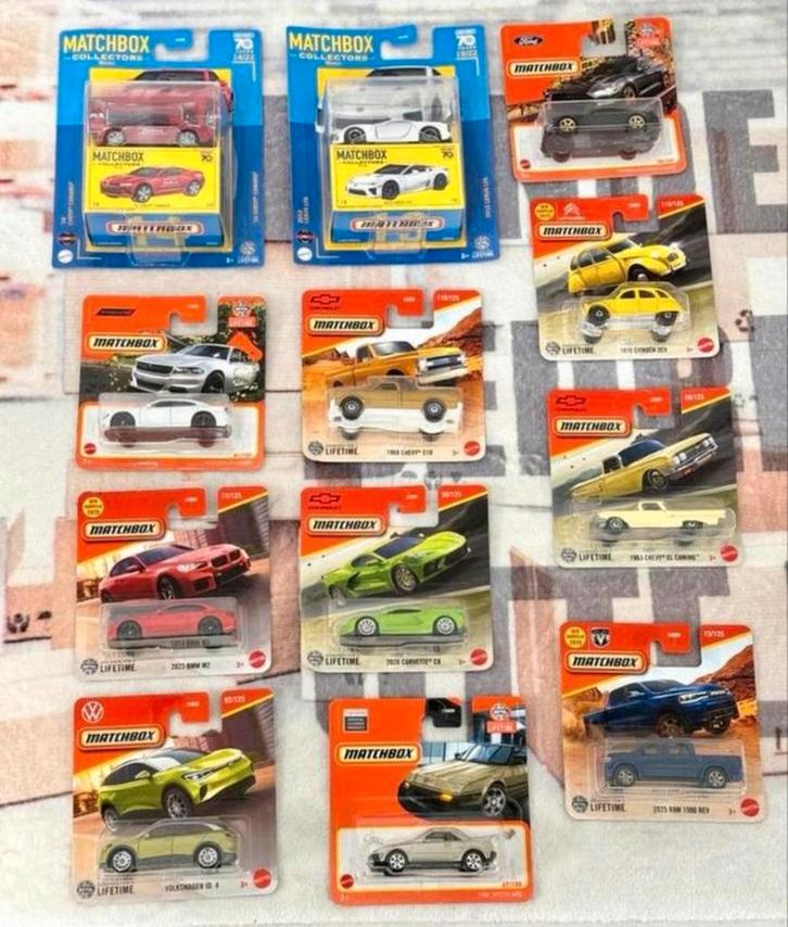 12X partij modelautos MatchBox modelauto Mattel model-auto, Verzamelen, Speelgoed, Nieuw, Ophalen of Verzenden