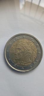 Monnaie 2 euros Italie 2002 Dante Alighieri, Postzegels en Munten, Verzenden, Italië, 2 euro, Losse munt