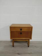Vintage midcentury nachtkastje | kastje retro, Ophalen of Verzenden