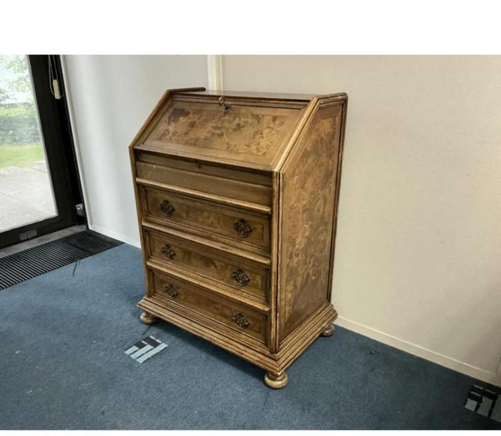 Antiek kersenhouten bureau, Antiek en Kunst, Antiek | Meubels | Kasten, Ophalen