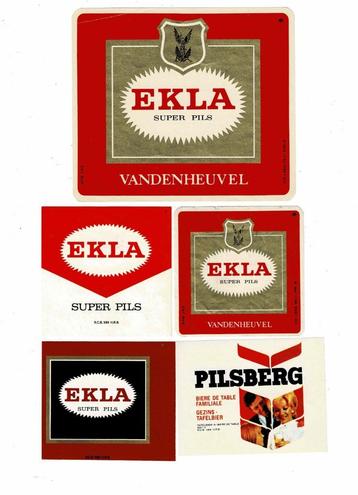 Oude bieretiketten van "VANDENHEUVEL" 2 beschikbaar voor biedingen