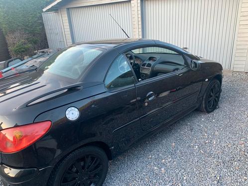 peugeot 206 cc, Auto's, Peugeot, Particulier, Benzine, Euro 3, Cabriolet, Handgeschakeld, Zwart, Zwart, Stof, Voorwielaandrijving