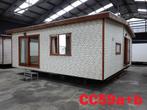 Keurig dubbelchalet met dubbel glas, CV en 2 slk te koop, Caravans en Kamperen, Tot en met 4