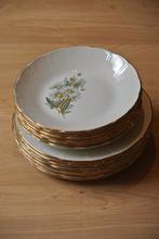 Lot anciennes assiettes plates et creuses L'amandinoise, Enlèvement