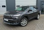 Jeep Cherokee Limited 4X4 Automaat 170 PK Cruise Control Par, Autos, Cuir, Entreprise, Carnet d'entretien, Noir