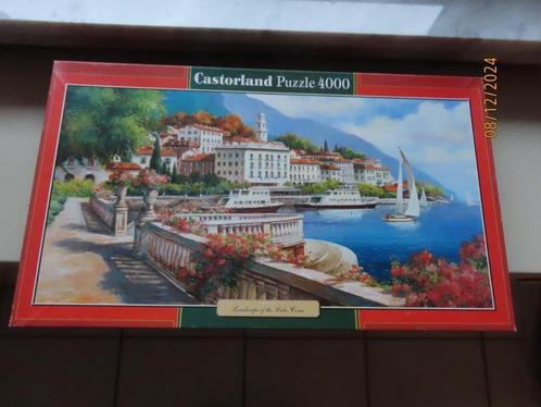 Puzzel 4000 stukjes - Como meer in Italië, Hobby en Vrije tijd, Denksport en Puzzels, Zo goed als nieuw, Legpuzzel, Meer dan 1500 stukjes