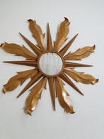 Miroir soleil vintage métal 75 cm, Antiquités & Art, Curiosités & Brocante, Enlèvement