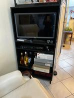 Vintage Vitrine tv-meubel (jaren 80), Huis en Inrichting, Kasten |Televisiemeubels, 100 tot 150 cm, Vintage, Ophalen of Verzenden