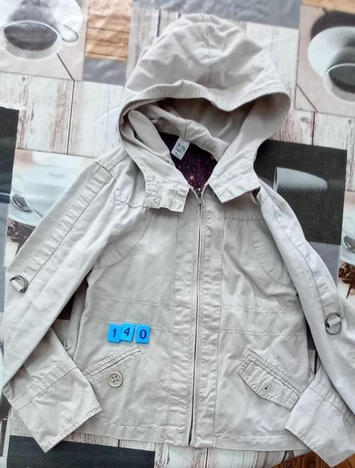 zomerjas met kap zara maat 140, Kinderen en Baby's, Kinderkleding | Maat 140, Zo goed als nieuw, Meisje, Jas, Ophalen of Verzenden