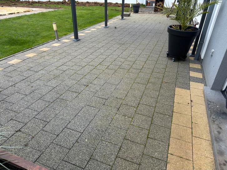 Urgent! +-50m2 pavés autobloquant Marlux 20x20, Jardin & Terrasse, Pavé & Dalles, Utilisé, Autres types, Béton, 10 m²² ou plus