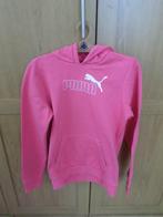 Puma roze koraal sweatshirt trui meisjes 14 jaar XL 32/34 ca, Meisje, Puma, Trui of Vest, Gebruikt