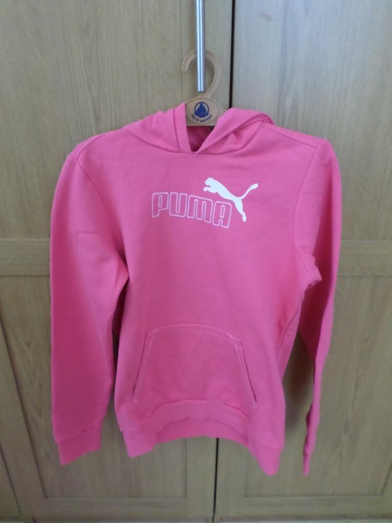 Zelfgenoegzaamheid Voorbijgaand vrachtauto ② Puma roze koraal sweatshirt trui meisjes 14 jaar XL 32/34 ca —  Kinderkleding | Maat 158 — 2dehands