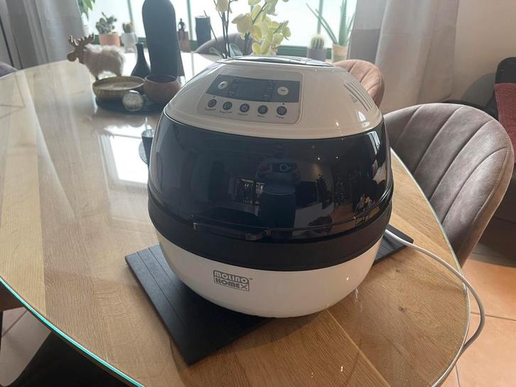 Airfryer Molino HomeX 10 litre—grande capacité—très bon état, Electroménager, Friteuses à air, Comme neuf, Friteuse à air, Enlèvement
