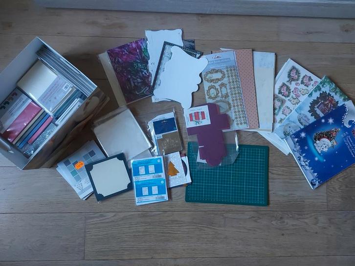 Doos wenskaarten maken, Diversen, Wenskaarten, Zo goed als nieuw, Ophalen
