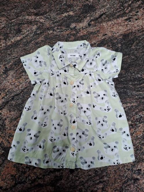T 3 mois Robe-chemise animalier vert pastel, Enfants & Bébés, Vêtements de bébé | Taille 62, Comme neuf, Fille, Robe ou Jupe, Enlèvement ou Envoi