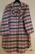 Robe-chemise à carreaux à manches pliables, Vêtements | Femmes, Neuf, La maison du lin, Taille 38/40 (M), Gris