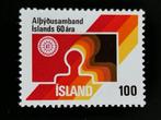 Ijsland 1976 - 60 jaar Confederatie Arbeiders Syndicaten **, Ophalen of Verzenden, IJsland, Postfris