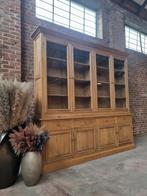 Eiken buffetkast/vitrinekast GRATIS LEVERING, Huis en Inrichting, Ophalen, 200 cm of meer, Eikenhout, Belgie