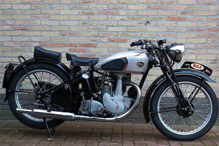 BSA B21 Deluxe bwjr. 1939. Zeer zeldzaam en uniek, Motoren, Motoren | Oldtimers, Toermotor, 12 t/m 35 kW, 1 cilinder, Ophalen