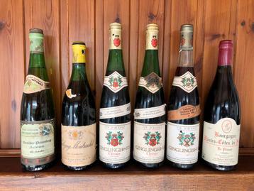 Wijnflessen geclassificeerd 1974-1985 beschikbaar voor biedingen