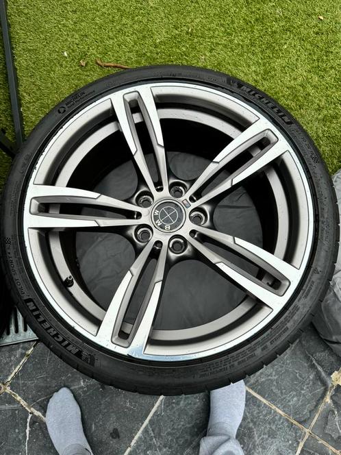 Originele bmw m3 velgen 19" michelin ps4 zomerbanden, Autos : Pièces & Accessoires, Pneus & Jantes, Jante(s), Pneus été, Enlèvement ou Envoi