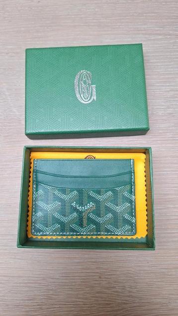 Goyard cardholder green beschikbaar voor biedingen