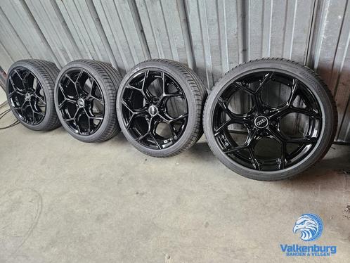 8mm! Nieuwe Audi A3 VW Golf 18 inch GMP zwarte velgen 5x112, Auto-onderdelen, Banden en Velgen, Banden en Velgen, Zomerbanden