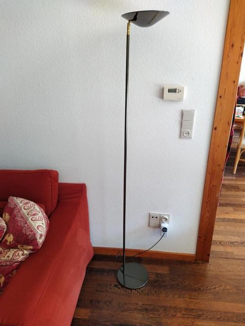 Staande uplighter halog, Huis en Inrichting, Lampen | Vloerlampen, Gebruikt, Metaal, Ophalen