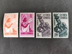 Guinea Espanola 1953 - lokale bevolking - vogels - duiven **, Postzegels en Munten, Postzegels | Afrika, Guinee, Ophalen of Verzenden