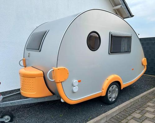 t@b/ tab 320 lichtgewicht caravan, Caravans en Kamperen, Caravans, Particulier, tot en met 3, 500 - 750 kg, Rondzit, T@b, Dwarsbed