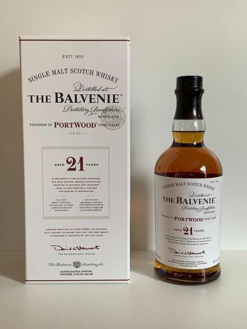 Bouteille de whisky Balvenie 21 ans Fûts de Porto, Collections, Vins, Neuf, Autres types, Autres régions, Pleine, Envoi
