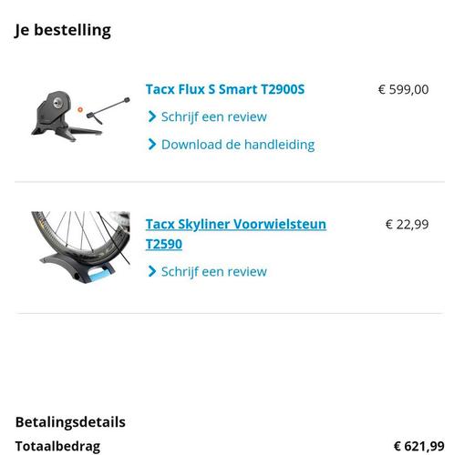 tacx flux s smart  2900s, Sport en Fitness, Wielrennen, Nieuw, Ophalen