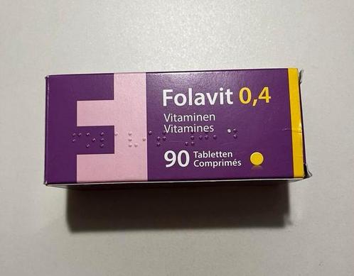 Folavit 0,4  : vitamines ( volledig doosje), Sport en Fitness, Gezondheidsproducten en Wellness, Nieuw, Overige typen, Ophalen of Verzenden