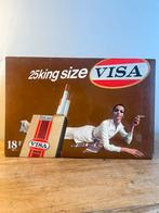Affiche vintage Visa Cigarettes 1969, lithographie, Ophalen, Gebruikt, Reclamebord