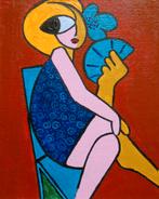 Peinture « Fille avec un ventilateur », Envoi