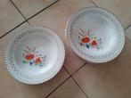 Vintage diepe borden, Antiek en Kunst, Antiek | Schalen, Ophalen of Verzenden