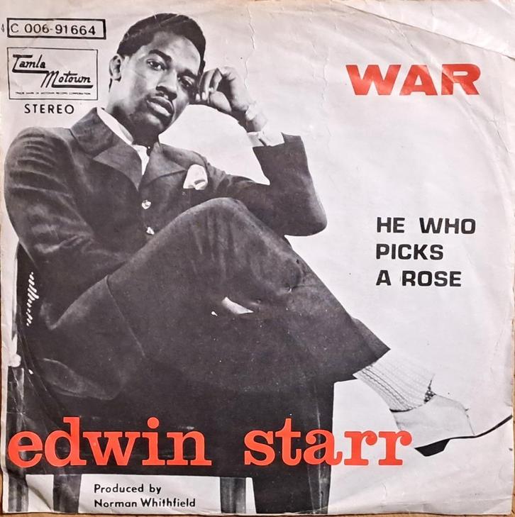 EDWIN STARR – WAR / HE WHO PICKS A ROSE ( 1970 Soul 45T ), Cd's en Dvd's, Vinyl | R&B en Soul, Ophalen of Verzenden